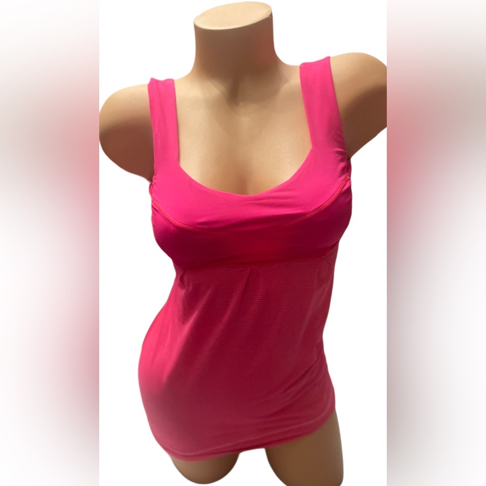 Lululemon Vibrant Pink Tank Top Sz 2